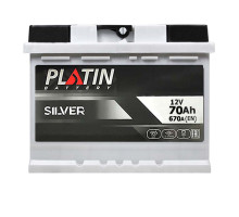 Автомобільний акумулятор PLATIN Silver MF 70Ah 670A L+ (L2)