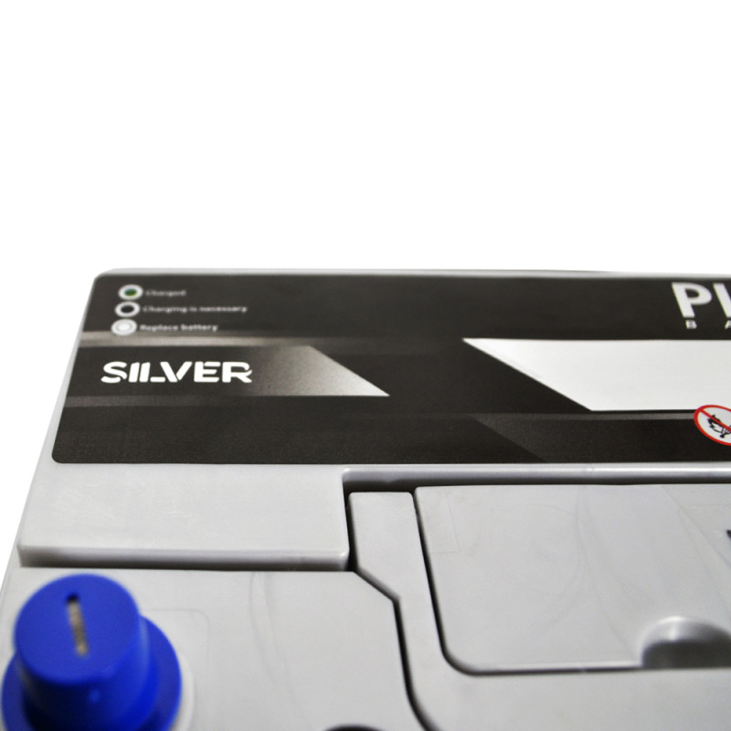 Автомобільний акумулятор PLATIN Silver Asia SMF 80Ah 800A R+ (N50) н.к.