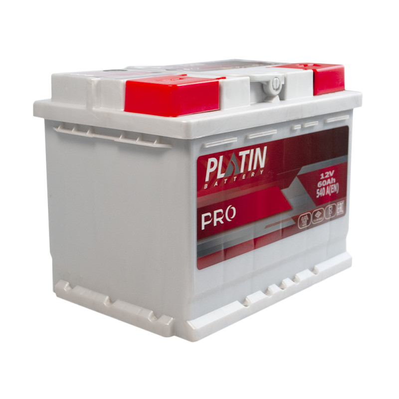 Автомобільний акумулятор PLATIN Pro MF 60Ah 540A R+ (L2)