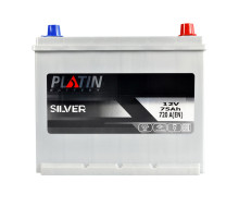 Автомобільний акумулятор PLATIN Silver Asia SMF 75Ah 720A R+ (N50) н. к.