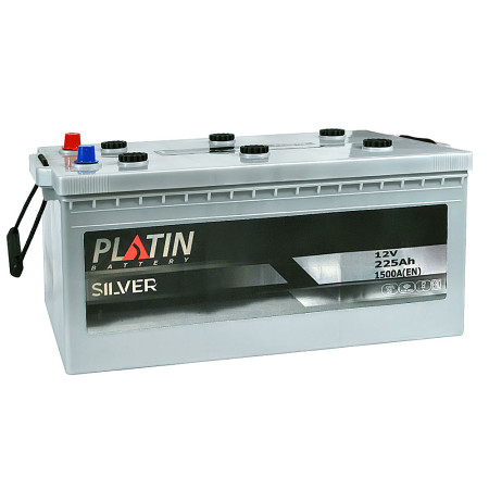 Автомобільний акумулятор PLATIN Silver MF 225Ah 1500A L+ (D6)