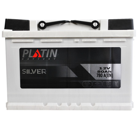 Автомобільний акумулятор PLATIN Silver MF 80Ah 780A R+ (L3)