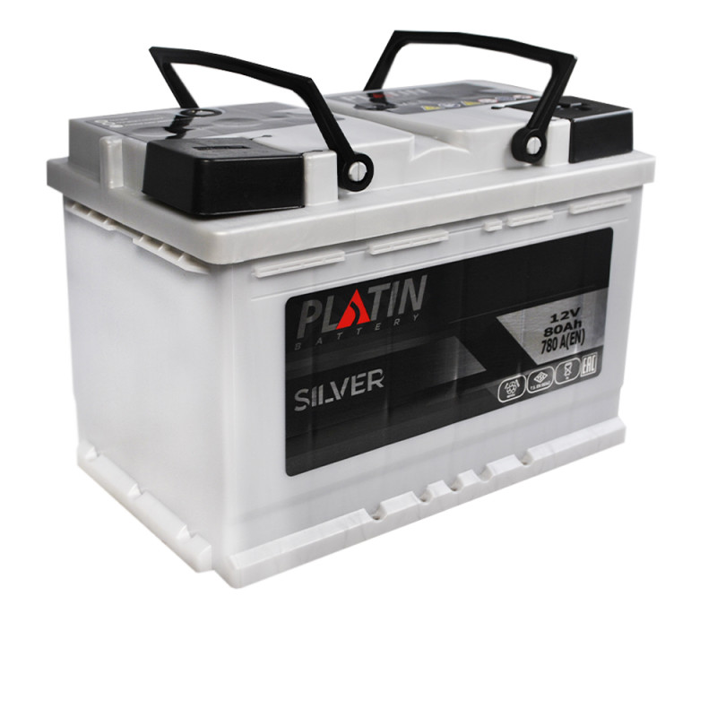Автомобільний акумулятор PLATIN Silver MF 80Ah 780A R+ (L3)