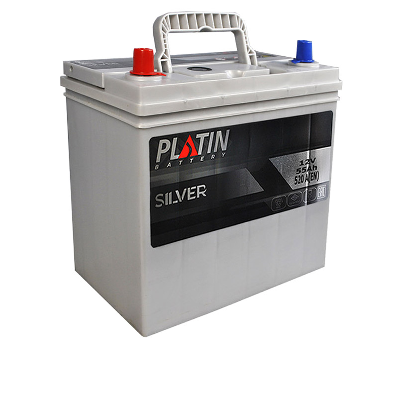 Автомобільний акумулятор PLATIN Silver Asia SMF 55Ah 520A L+ (NS60) т.к.