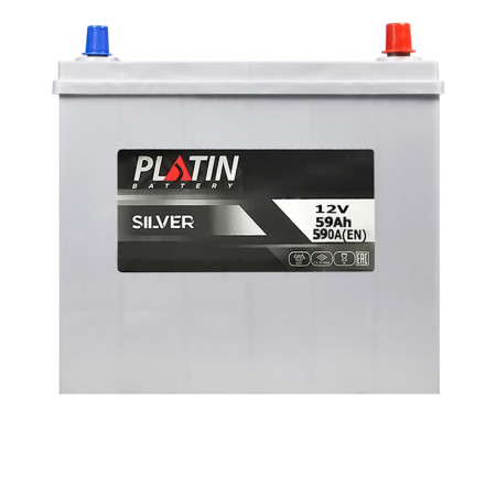 PLATIN Silver Asia SMF 59Ah 590A R+ (NS60) т.к.