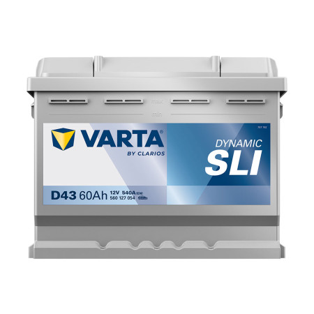 Автомобільний акумулятор VARTA Blue Dynamic (D43) 60Ah 540A L+ (L2X)