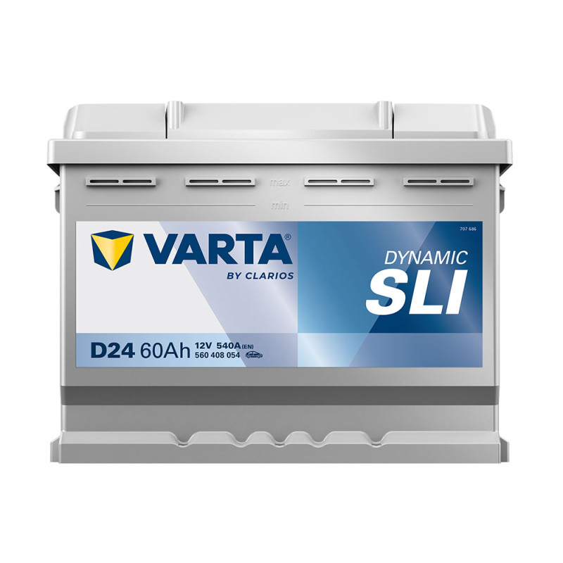 Автомобільний акумулятор VARTA Blue Dynamic (D24) 60Ah 540A R+ (L2)
