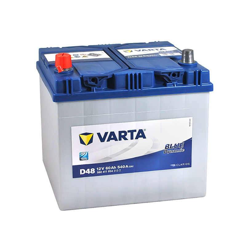 Автомобільний акумулятор VARTA Blue Dynamic Asia (D48) 60Ah 540A L+ (D23)