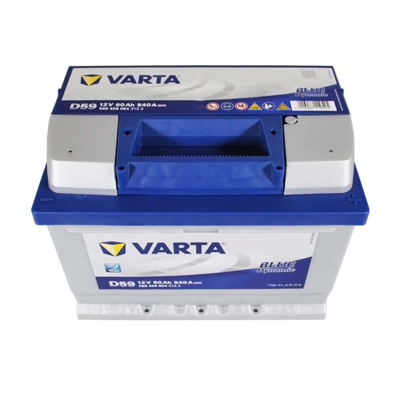 Автомобільний акумулятор VARTA Blue Dynamic (D59) 60Ah 540A R+ (LB2) (h=175)