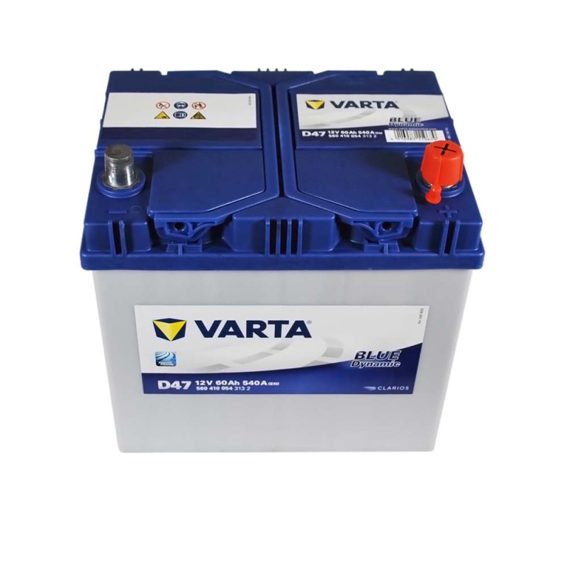 Автомобільний акумулятор VARTA Blue Dynamic Asia (D47) 60Ah 540A R+ (D23)