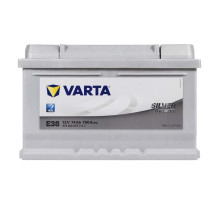 Автомобільний акумулятор VARTA Silver Dynamic (E38) 74Ah 750А R+ (LB3) (h=175)