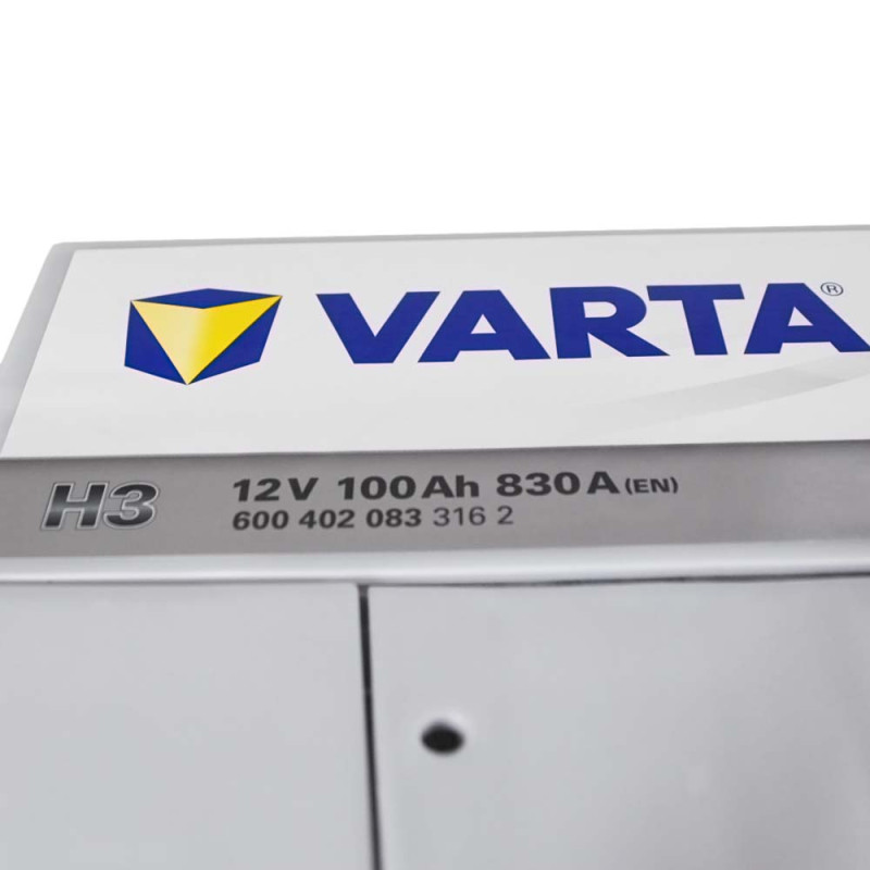 Автомобільний акумулятор VARTA Silver Dynamic (H3) 100Ah 830A R+ (L5)