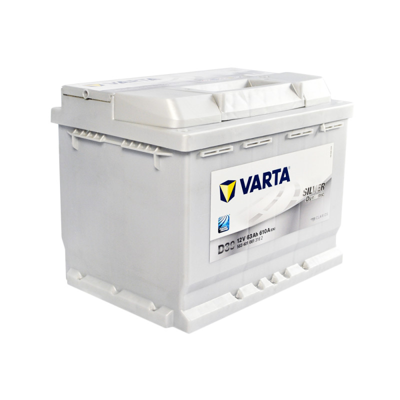 Автомобільний акумулятор VARTA Silver Dynamic (D39) 63Ah 610A L+ (L2X)