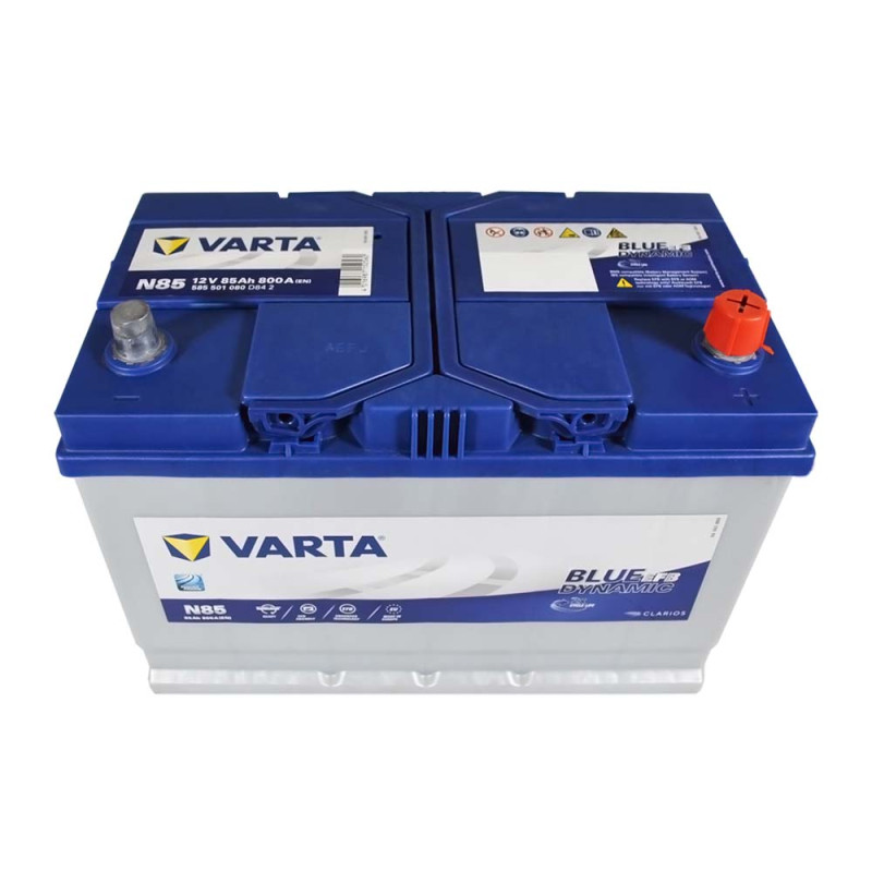 Автомобільний акумулятор VARTA Blue Dynamic EFB Asia (N85) 85Ah 800A R+ (D31 н. к.)