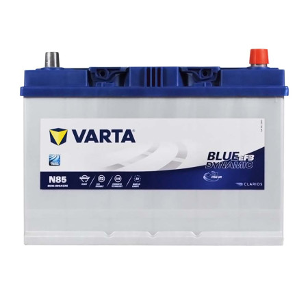 Автомобільний акумулятор VARTA Blue Dynamic EFB Asia (N85) 85Ah 800A R+ (D31 н. к.)