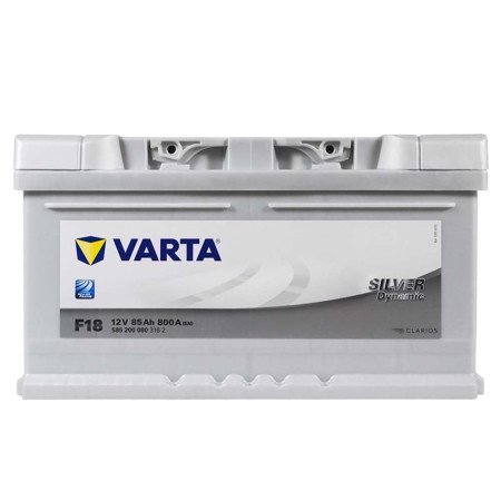 Автомобільний акумулятор VARTA Silver Dynamic (F18) 85Ah 800A R+ (LB4) (h=175)