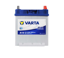 Автомобільний акумулятор VARTA Blue Dynamic Asia (A13) 40Ah 330A R+ (B19 т. к.+нижн.кр)