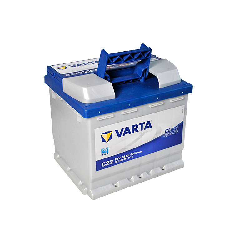 Автомобільний акумулятор VARTA Blue Dynamic (C22) 52Ah 470А R+ (L1)