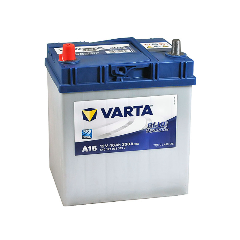 Автомобільний акумулятор VARTA Blue Dynamic Asia (A15) 40Ah 330A L+ (B19 т. к.)