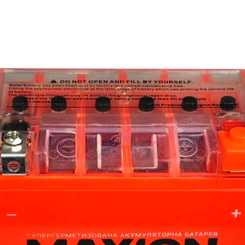 Мото акумулятор MAXION MXBM-YB16L-BS GEL (12V, 14Ah, 240A, -/+)