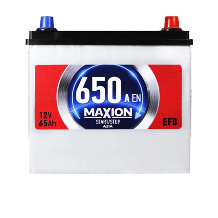 Автомобільний акумулятор  MAXION EFB SMF Asia  65Ah 650A R+ (D23)