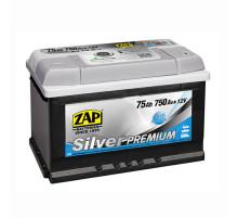 ZAP Silver Premium (575 45) (LB3) 75Ah 750A R+ (h=175)