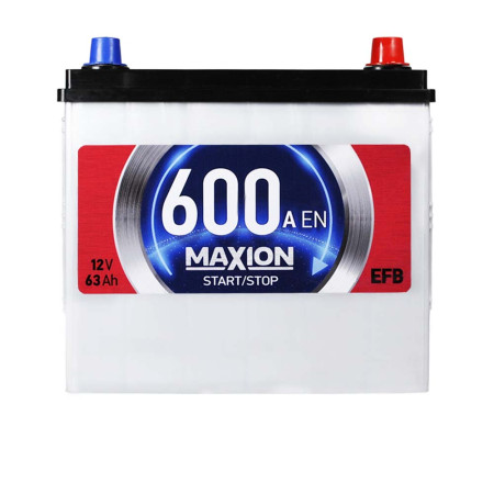 Автомобільний акумулятор MAXION EFB SMF Asia 63Ah 600A R+ (D23)