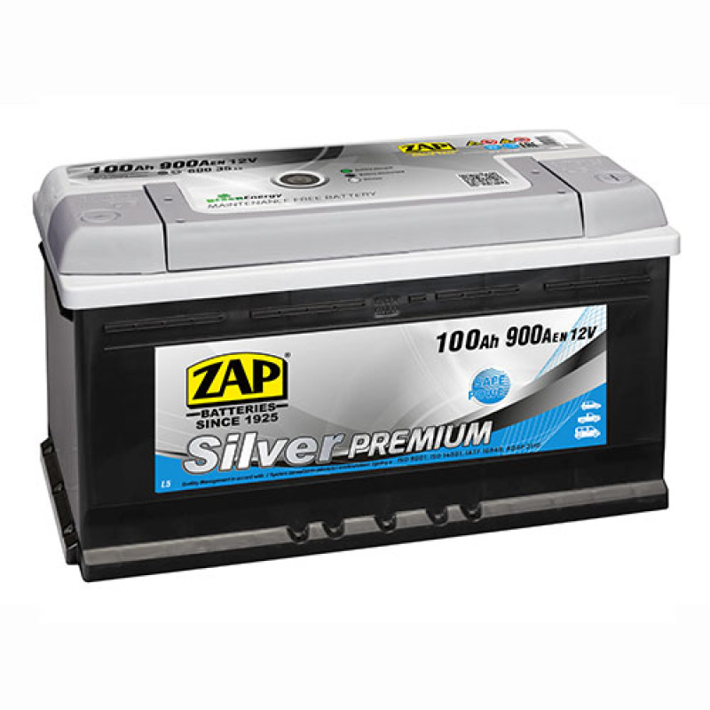 Автомобільний акумулятор ZAP Silver Premium (600 35) (L5) 100Ah 900A R+