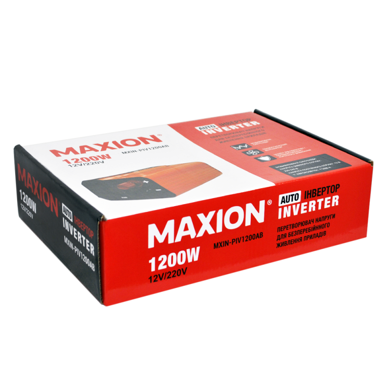 Інвертор MAXION 1200W модифікована синусоїда