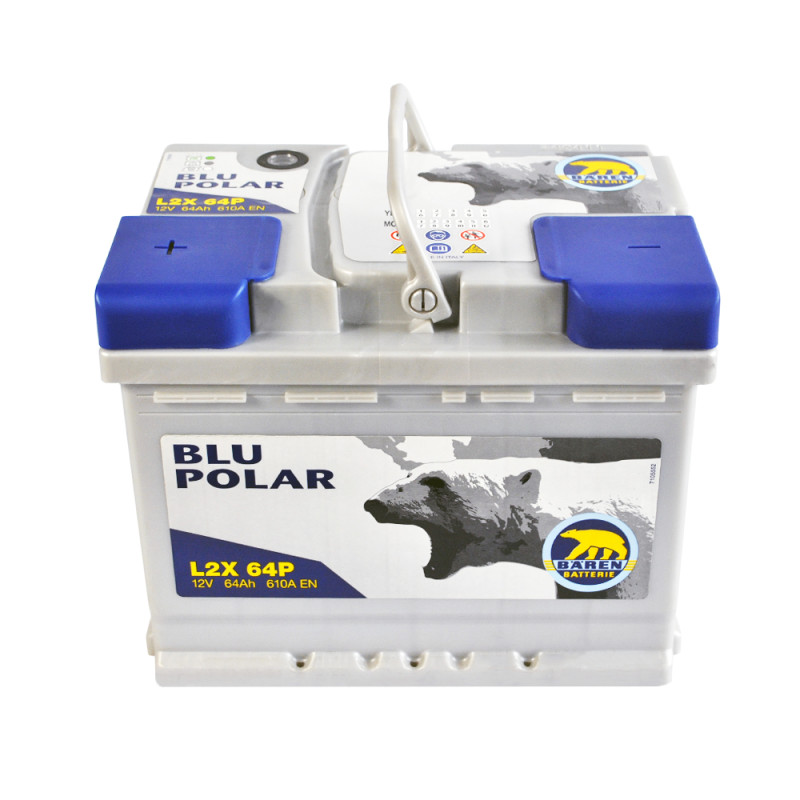 Автомобільний акумулятор BAREN Blu polar 64Аh 610А L+ (L2)