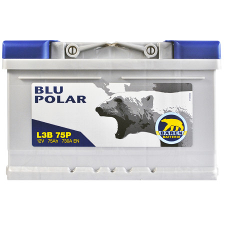Автомобільний акумулятор BAREN Blu polar 75Аh 730А R+ (h=175) (LB3)