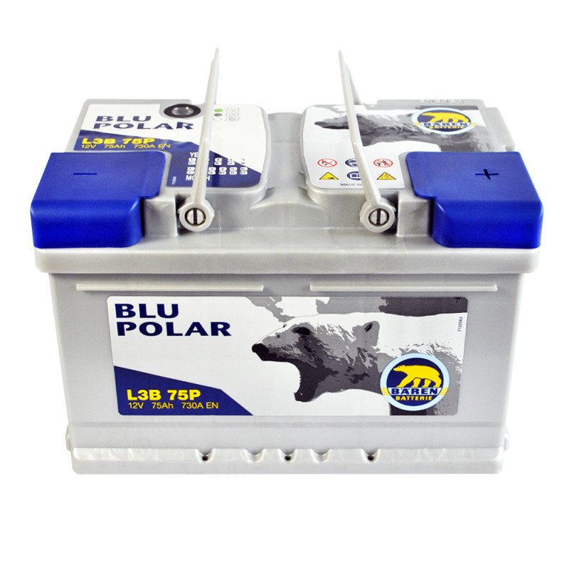 Автомобільний акумулятор BAREN Blu polar 75Аh 730А R+ (h=175) (LB3)