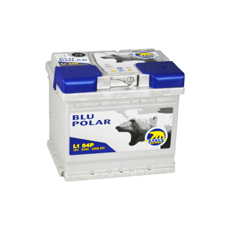 Автомобільний акумулятор BAREN Blu polar 54Аh 520А R+ (L1)