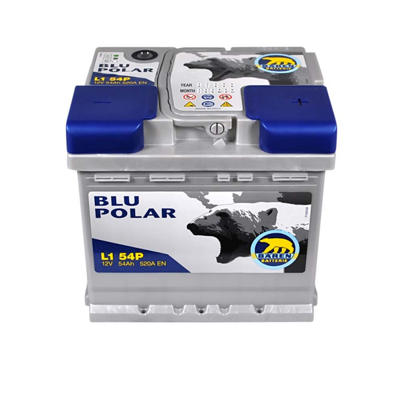 Автомобільний акумулятор BAREN Blu polar 54Аh 520А R+ (L1)