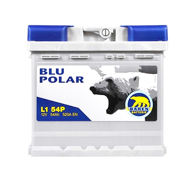 Автомобільний акумулятор BAREN Blu polar 54Аh 520А R+ (L1)