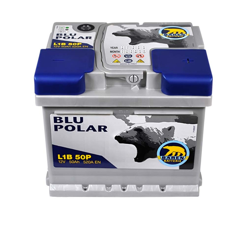 Автомобільний акумулятор BAREN Blu polar 50Аh 520А R+ (h=175) (LB1)