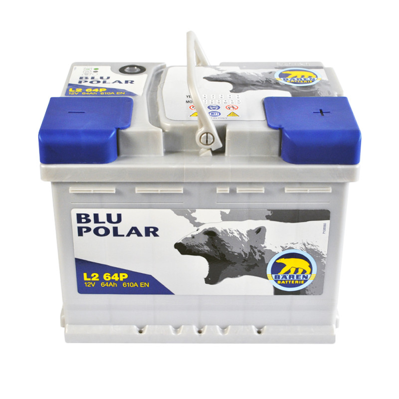 Автомобільний акумулятор BAREN Blu polar 64Аh 610А R+ (L2)