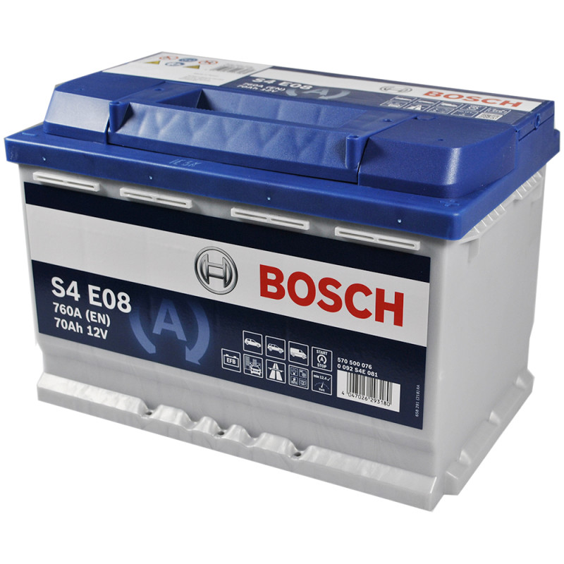 Автомобільний акумулятор BOSCH EFB (S4E 081) (L3) 70Ah 760A R+