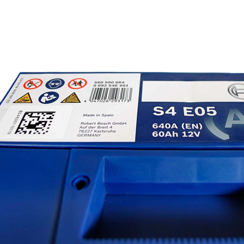 Автомобільний акумулятор BOSCH EFB (S4E 051) (L2) 60Ah 640A R+