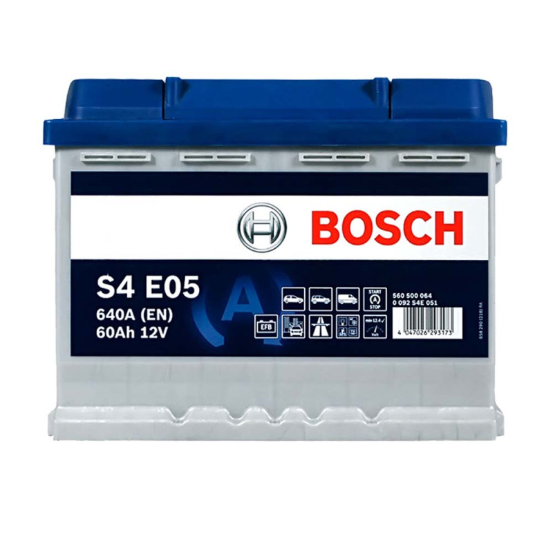 Автомобільний акумулятор BOSCH EFB (S4E 051) (L2) 60Ah 640A R+