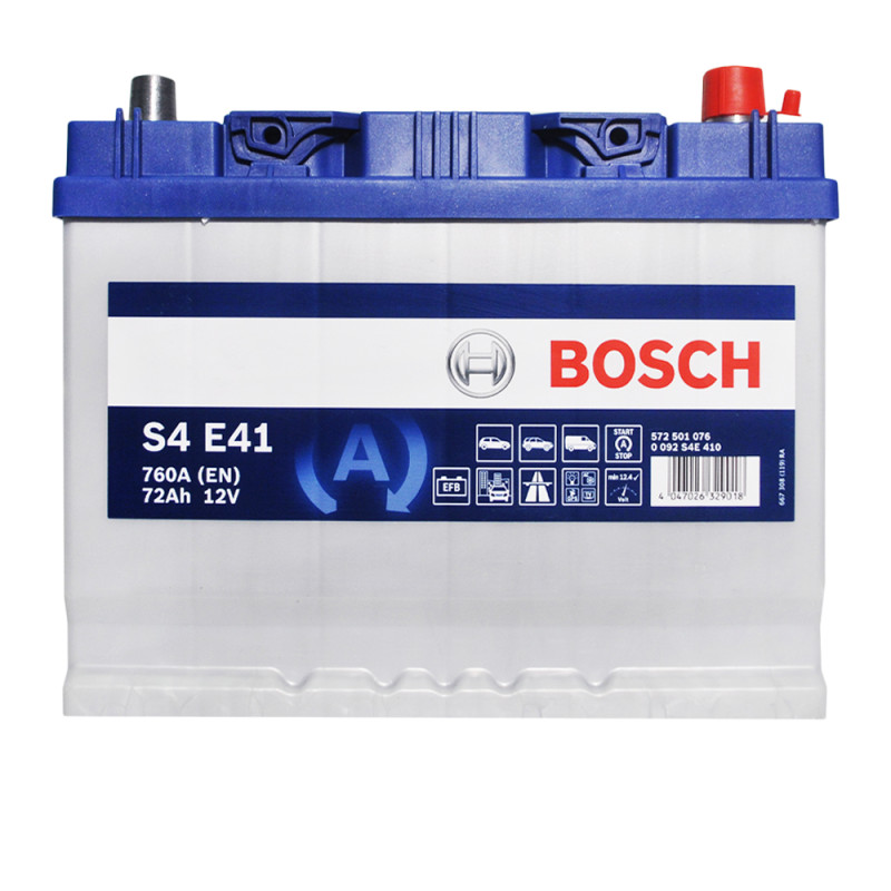 Автомобільний акумулятор BOSCH EFB Asia (S4E 410) (D26) 72Ah 760A R+