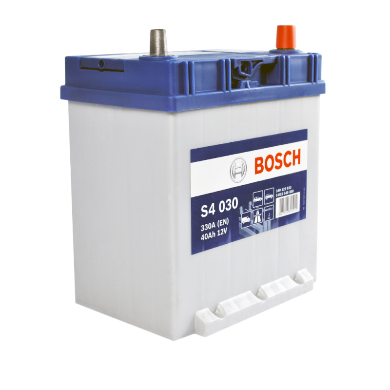 Автомобільний акумулятор BOSCH (S40 300) (B19) Asia 40Ah 330A R+ н.к.