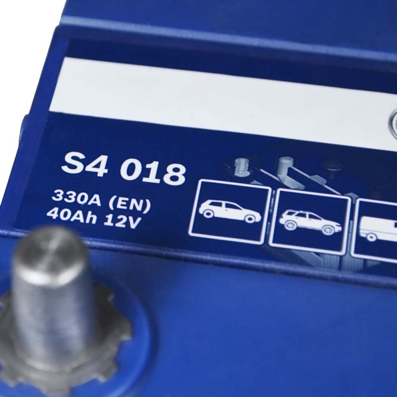 Автомобільний акумулятор BOSCH (S40 180) (B19) Asia 40Ah 330A R+