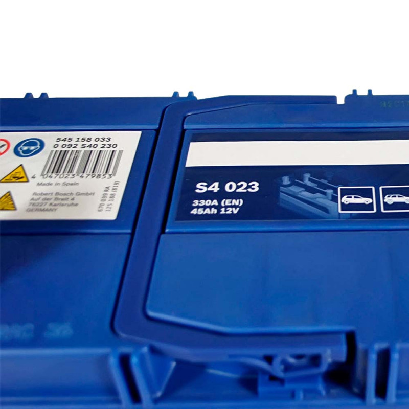 Автомобільний акумулятор BOSCH (S40 230) (B24) Asia 45Ah 330A L+