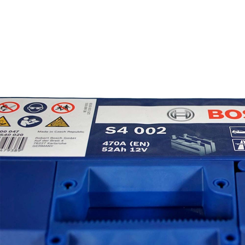 Автомобільний акумулятор BOSCH (S40 020) (L1) 52Ah 470A R+