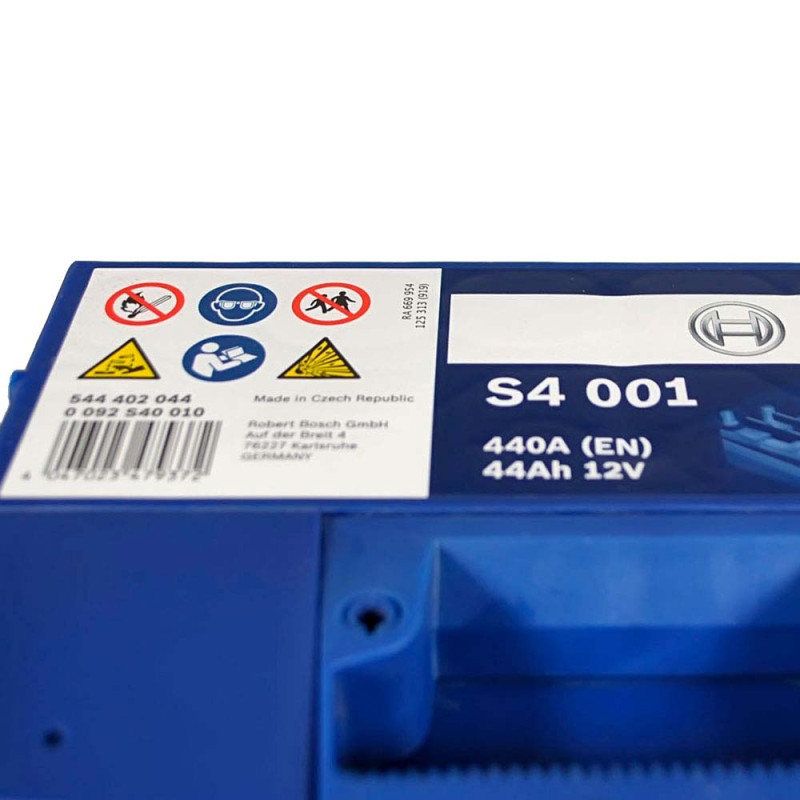 Автомобільний акумулятор BOSCH (S40 010) (LB1) 44Ah 440A R+ (h=175)