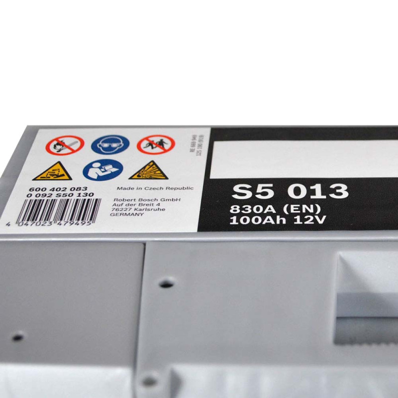 Автомобільний акумулятор BOSCH (S50 130) (L5) 100Ah 830A R+