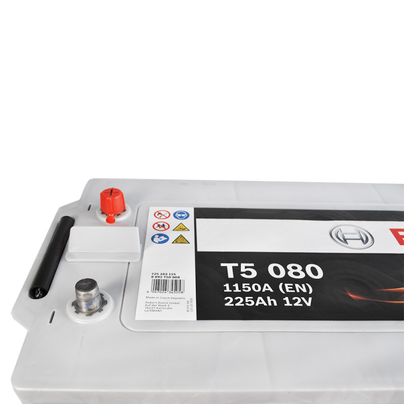Автомобільний акумулятор BOSCH (T50 800) (D6) 225Ah 1150A L+