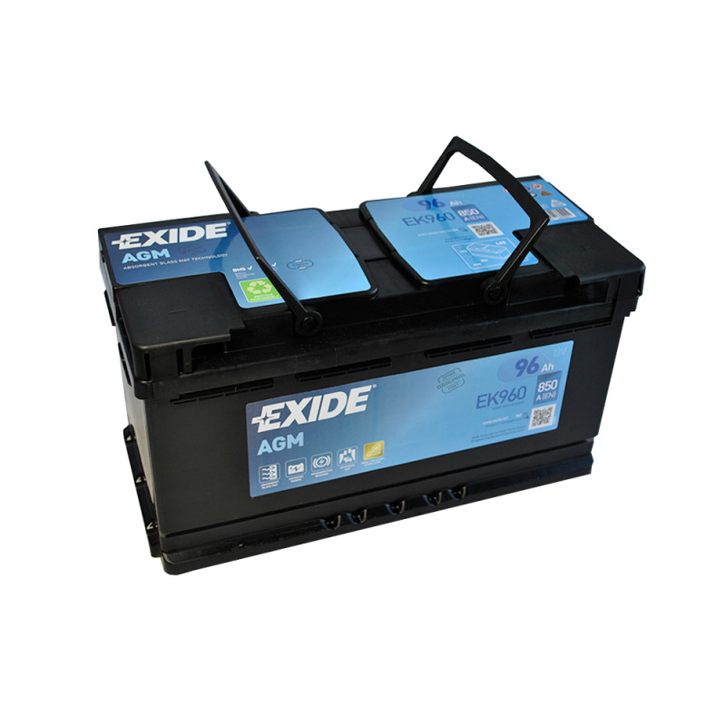 Автомобільний акумулятор EXIDE Start-Stop AGM (EK960) 96Аh 850A R+ (L5)
