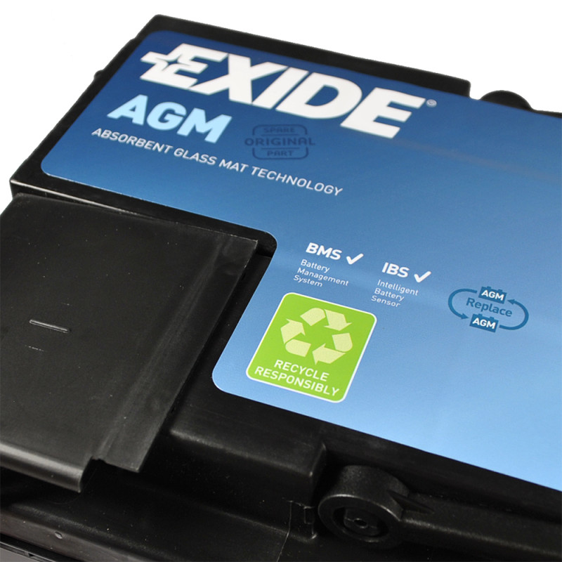 Автомобільний акумулятор EXIDE Start-Stop AGM (EK950) 95Аh 850A R+ (L5)